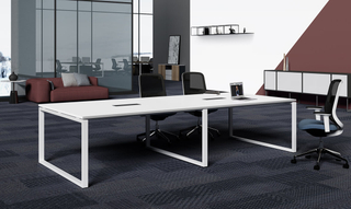 木制白色办公家具办公桌（HC-76）