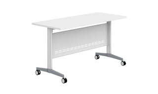 现代可调节高度的办公桌折叠培训桌（HC-100）