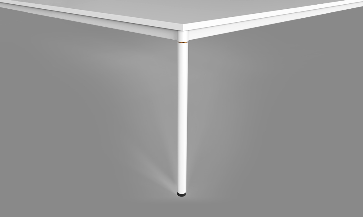 耐用的白色办公桌配件桌子钢架脚（HC-97）