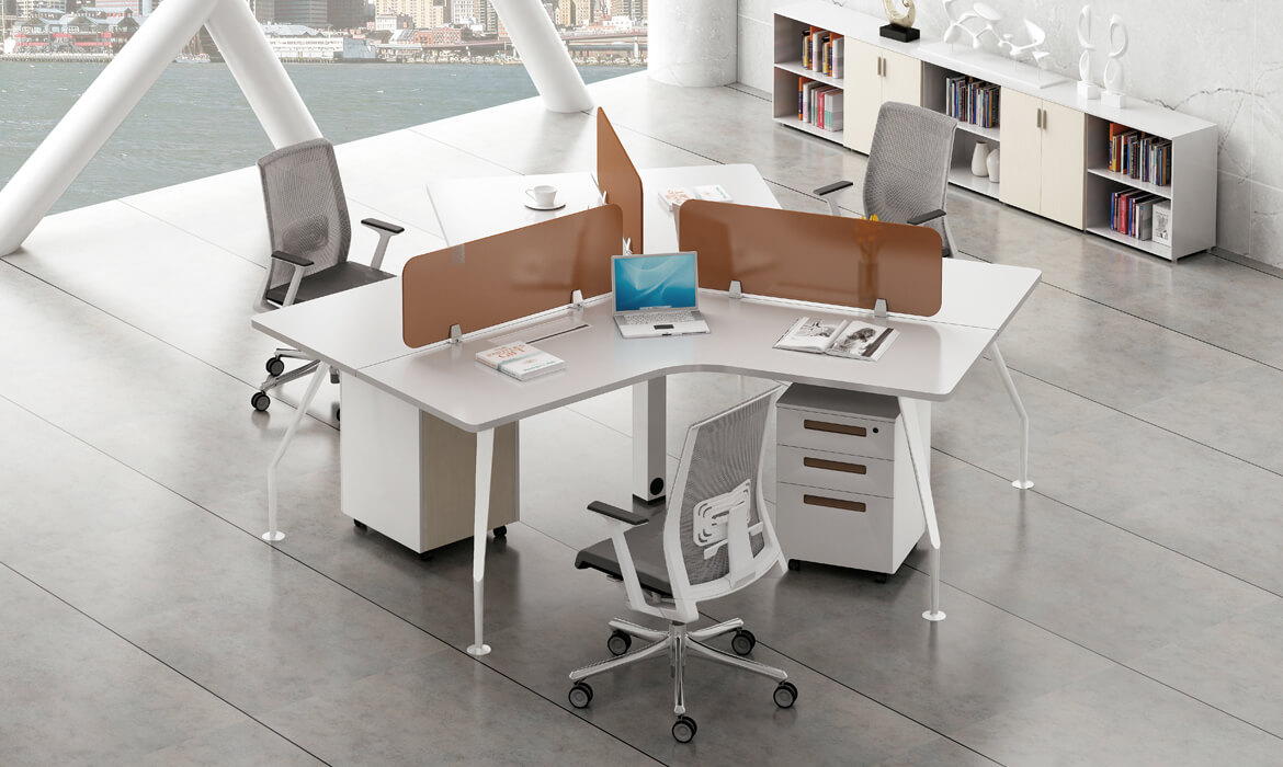 新的独特设计的木制办公桌工作站家具（HC-81）