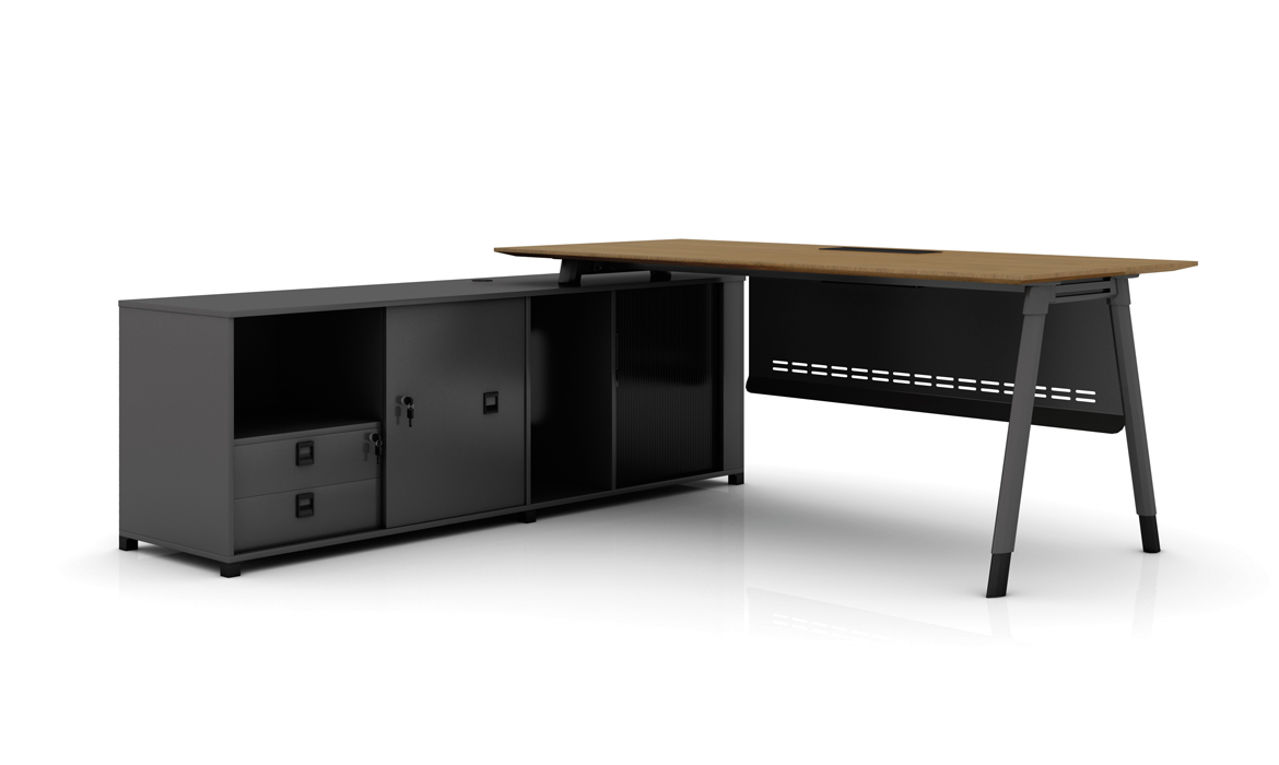 独特设计的木制办公室经理主管电脑桌（HC-101A）